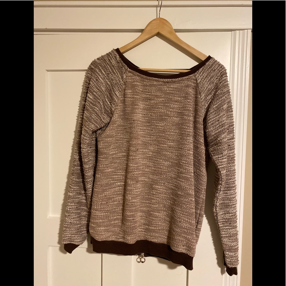 Kut from the kloth zip up sweater top in Small